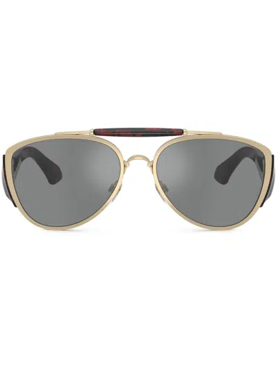 BURBERRY EYEWEAR PILOT-FRAME SUNGLASSES