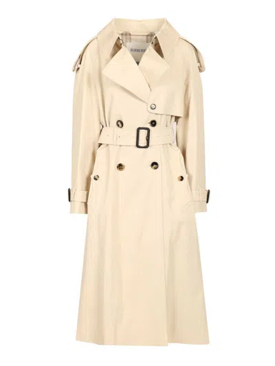 BURBERRY FITZROVIA COATS WHITE