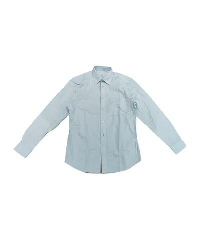 BURBERRY FRONT PATCH POCKET LONG SLEEVE SHIRT