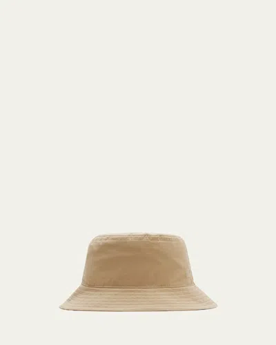 BURBERRY GABARDINE REVERSIBLE CHECK-PRINT BUCKET HAT