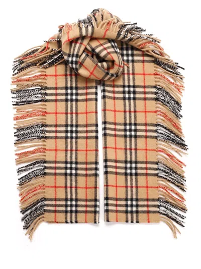BURBERRY HAPPY SCARVES AND FOULARDS BEIGE