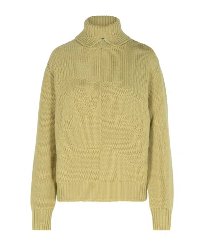 BURBERRY BURBERRY EKD MOTIF ROLL-NECK JUMPER