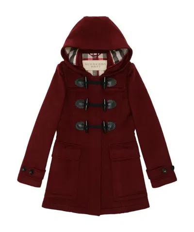 BURBERRY HOODED OVERCOAT