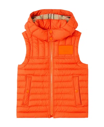 BURBERRY HORSEFERRY APPLIQUÉ PADDED GILET