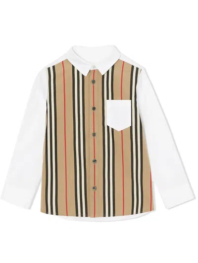 BURBERRY ICON STRIPE BUTTONED SHIRT