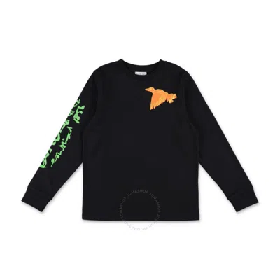 BURBERRY BURBERRY KIDS LOGO PRINTED COTTON SWEATSHIRT