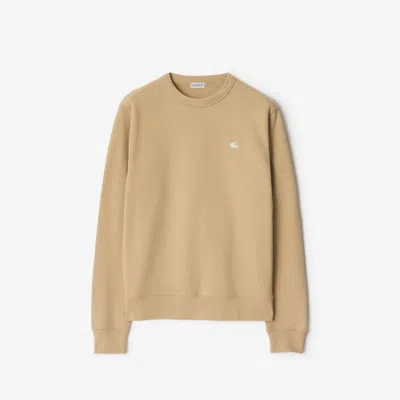 BURBERRY BURBERRY KNIGHT STAMP COTTON SWEATSHIRT
