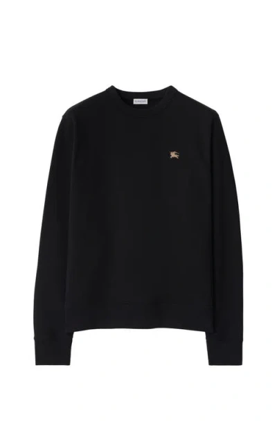 BURBERRY BURBERRY KNIGHT STAMP COTTON SWEATSHIRT