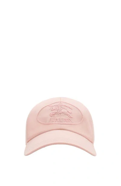 BURBERRY BURBERRY KNIGHT STAMP GABARDINE BASEBALL CAP