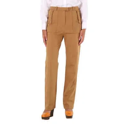 BURBERRY BURBERRY LADIES BISCUIT POCKET DETAIL JERSEY TAILORED TROUSERS