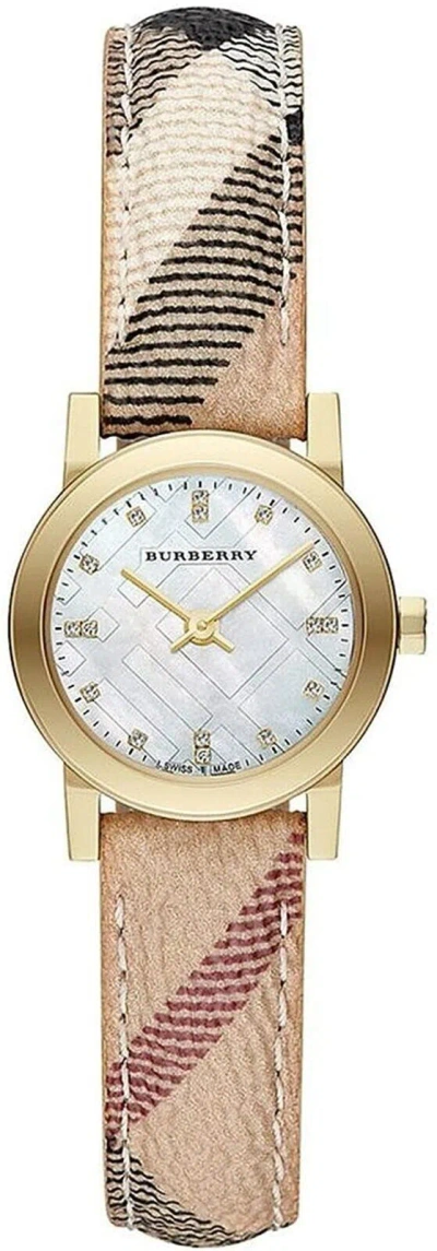 BURBERRY BURBERRY LADIES WATCH THE CLASSIC CITY 26MM DIAMOND YELLOW GOLD BU9226