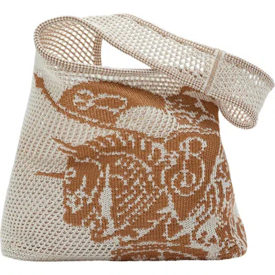BURBERRY BURBERRY LARGE EKD CROCHET BAG