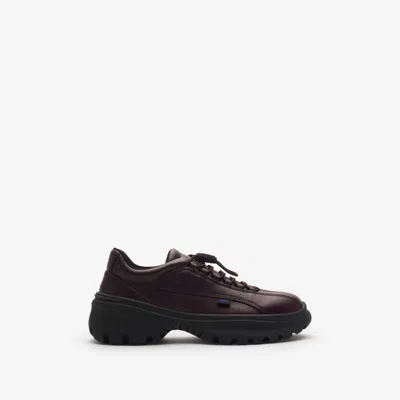 BURBERRY BURBERRY LEATHER SCOOT SHOES