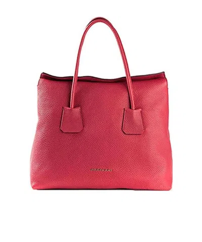 BURBERRY LOGO DETAILS HANDBAG