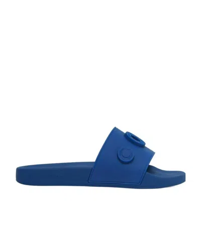 BURBERRY LOGO-GRAPHIC CUT-OUT SLIDES