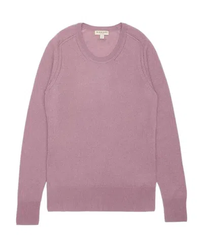 BURBERRY LOGO KNITTED PULLOVER