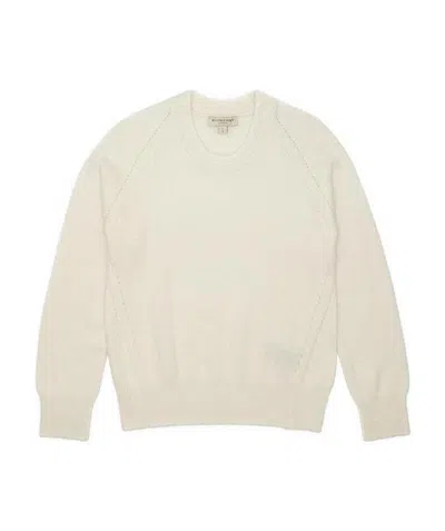 BURBERRY LOGO KNITTED PULLOVER