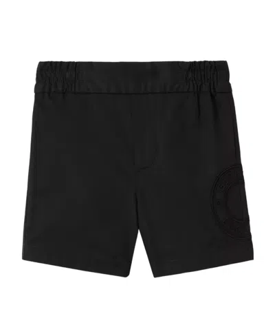 BURBERRY LOGO-EMBROIDERED TWILL CHINO SHORTS