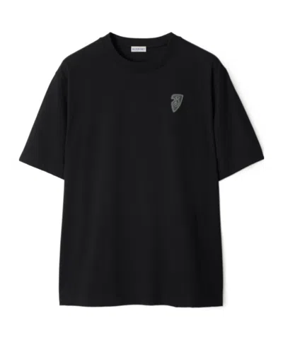 BURBERRY BURBERRY EKD MOTIF CREWNECK T-SHIRT