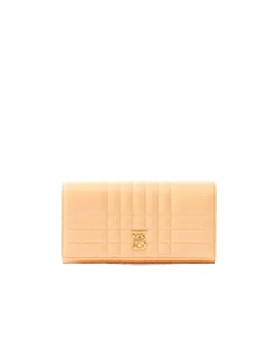 BURBERRY LOLA CONTINENTAL LOGO-PLAQUE WALLET