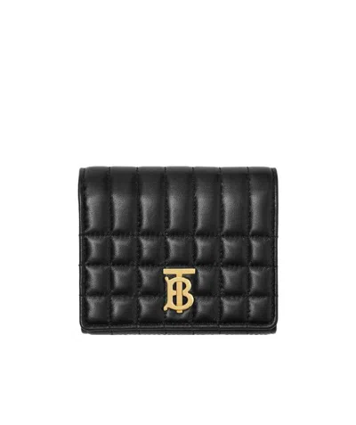BURBERRY BURBERRY LOGO PLAQUE QUILTED WALLET