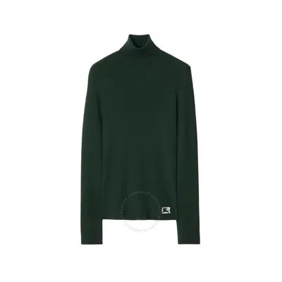 BURBERRY BURBERRY LONG SLEEVE EQUESTRIAN KNIGHT WOOL JUMPER