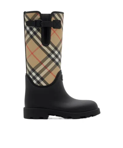 BURBERRY BURBERRY MARSH STAMP HIGH BOOTS