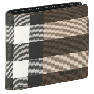 BURBERRY BURBERRY MEN'S BI-FOLD 8052802 DARK BIRCH BROWN EVAN NEWARTICLE