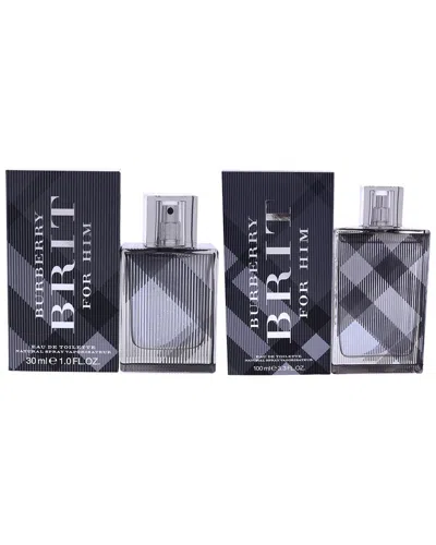 BURBERRY BURBERRY MEN'S BURBERRY BRIT 2PC SET