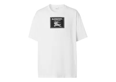 BURBERRY MEN'S BURBERRY PRORSUM LABEL COTTON T-SHIRT IN WHITE
