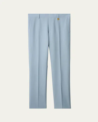 BURBERRY MEN'S WOOL SLIM-FIT TROUSERS