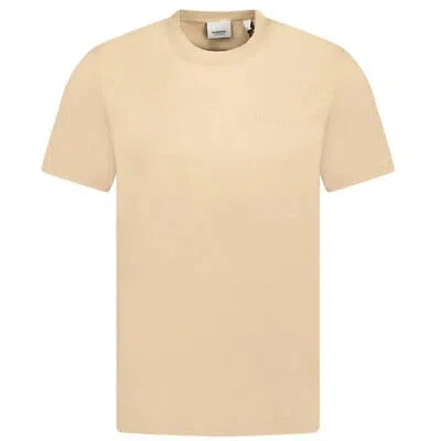 BURBERRY BURBERRY MONOTONE LOGO BEIGE T-SHIRT