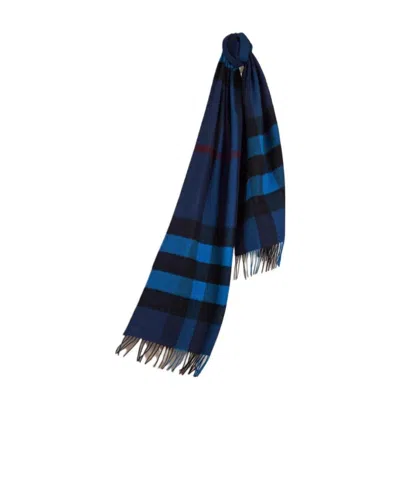 BURBERRY PLAID CASHMERE SCARF