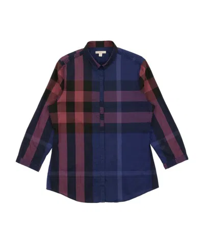 BURBERRY PLAID LONG-SLEEVED SHIRT