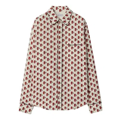 BURBERRY BURBERRY POSTBOX SILK SHIRT