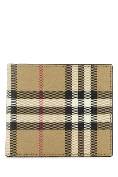 BURBERRY PRINTED CANVAS WALLET