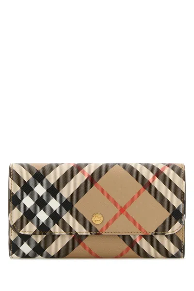 BURBERRY PRINTED CANVAS WALLET