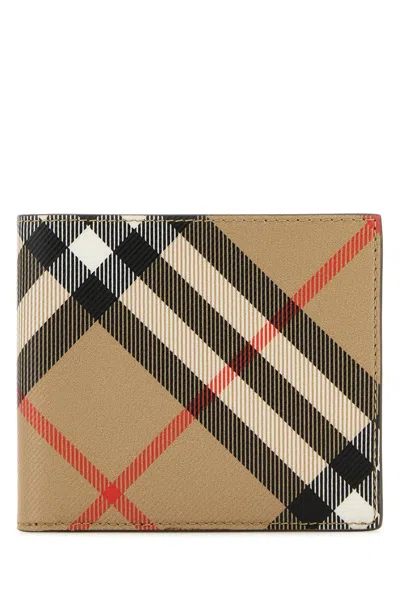 BURBERRY PRINTED E-CANVAS WALLET