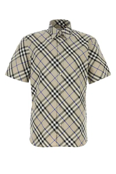 BURBERRY PRINTED POPLIN SHIRT