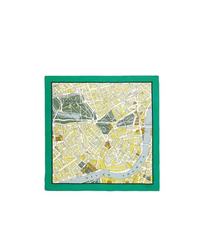 BURBERRY PRINTED SILK SCARF