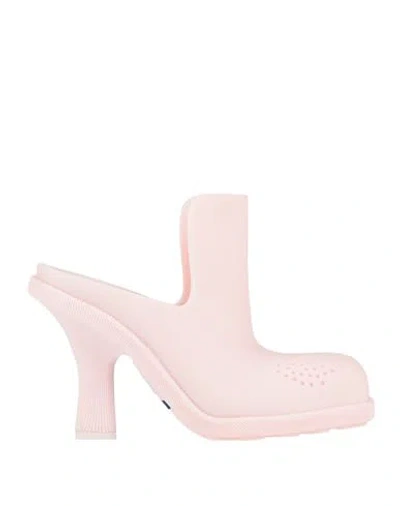 BURBERRY PRORSUM BURBERRY PRORSUM WOMAN MULES & CLOGS LIGHT PINK SIZE 8 RUBBER