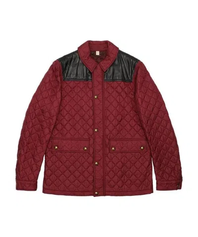 BURBERRY QUILTED DETAILS CASUAL JACKET