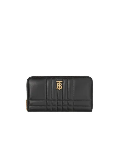 BURBERRY BURBERRY QUILTED LOLA ZIP-AROUND WALLET