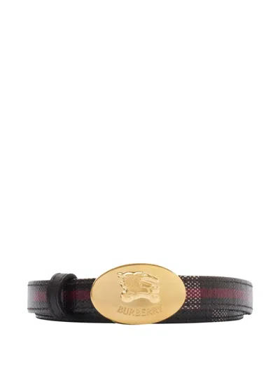 BURBERRY REVERSIBLE KNIGHT-STAMP BELT