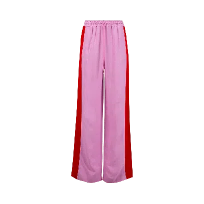 BURBERRY BURBERRY SIDE STRIPE WIDE LEG PANT 'PRIMROSE PINK'