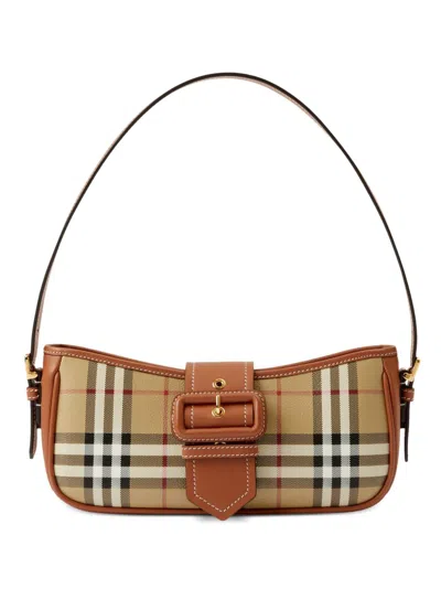 BURBERRY SLING VINTAGE CHECK SHOULDER BAG