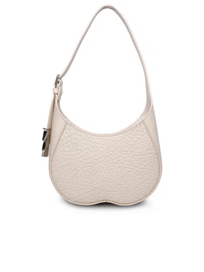 BURBERRY SMALL CHESS IVORY LEATHER BAG