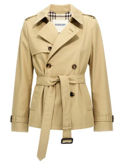 BURBERRY BURBERRY 'SP25' SHORT TRENCH COAT