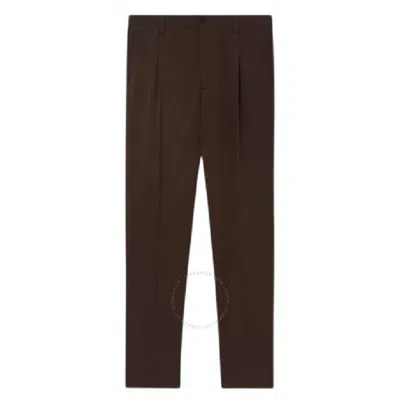 BURBERRY BURBERRY STRAIGHT LEG TAILORED WOOL TROUSERS