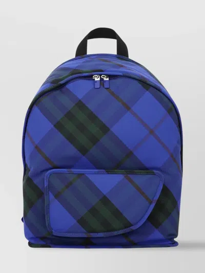 BURBERRY CHECKED NYLON BACKPACK
